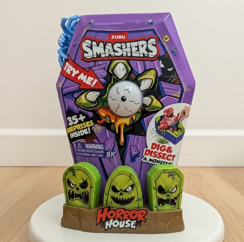 Zuru Smashers Horror House Playsets Interactive Surprise Toy Holiday Gift Action